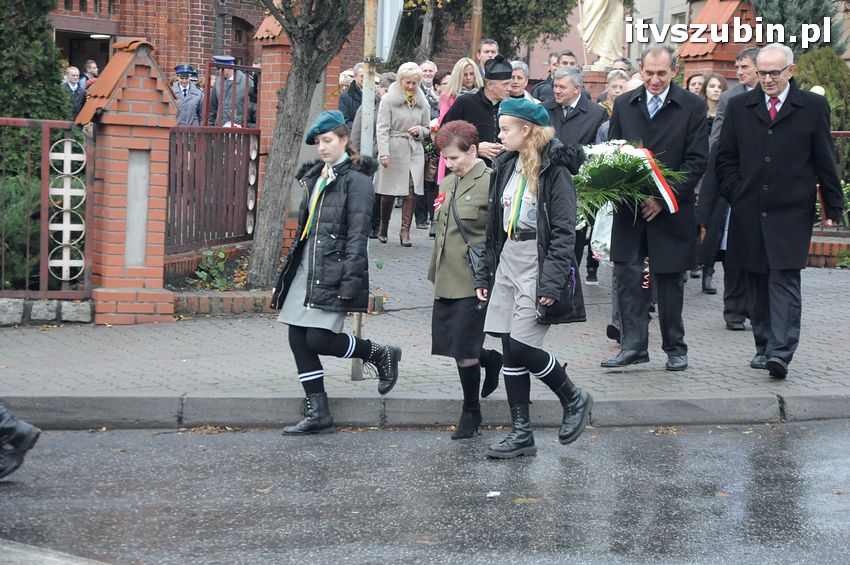 Obchodach Święta Niepodległości w Szubinie