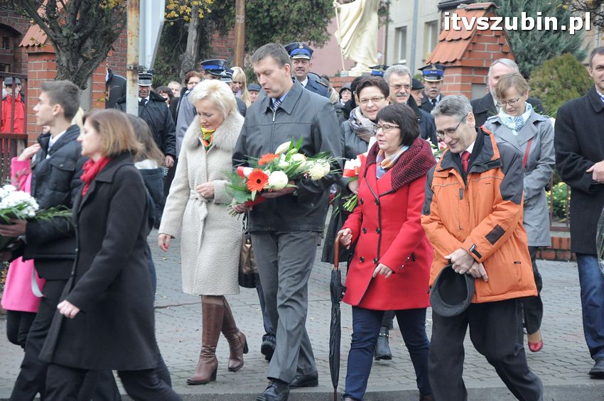 Obchodach Święta Niepodległości w Szubinie