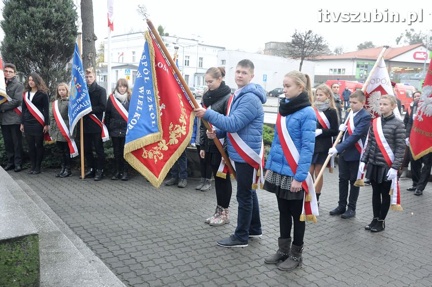 Obchodach Święta Niepodległości w Szubinie