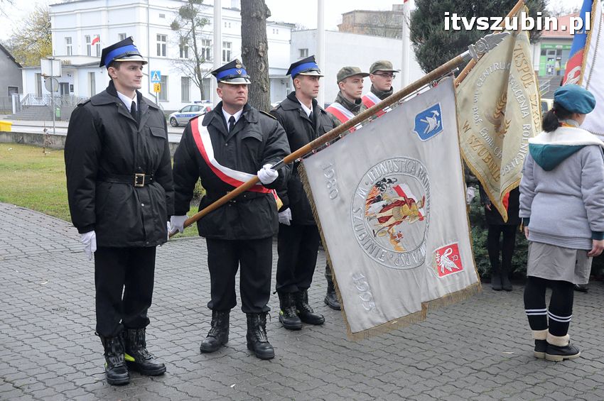 Obchodach Święta Niepodległości w Szubinie