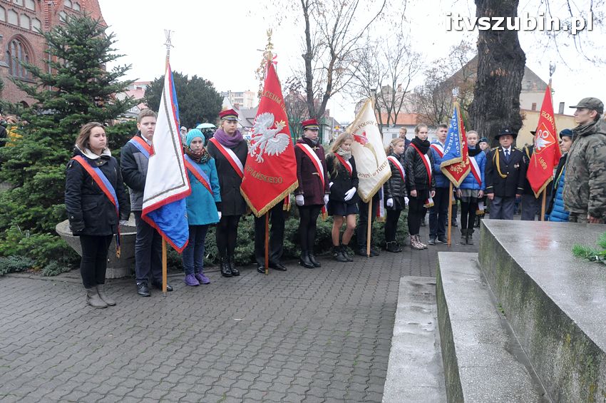 Obchodach Święta Niepodległości w Szubinie