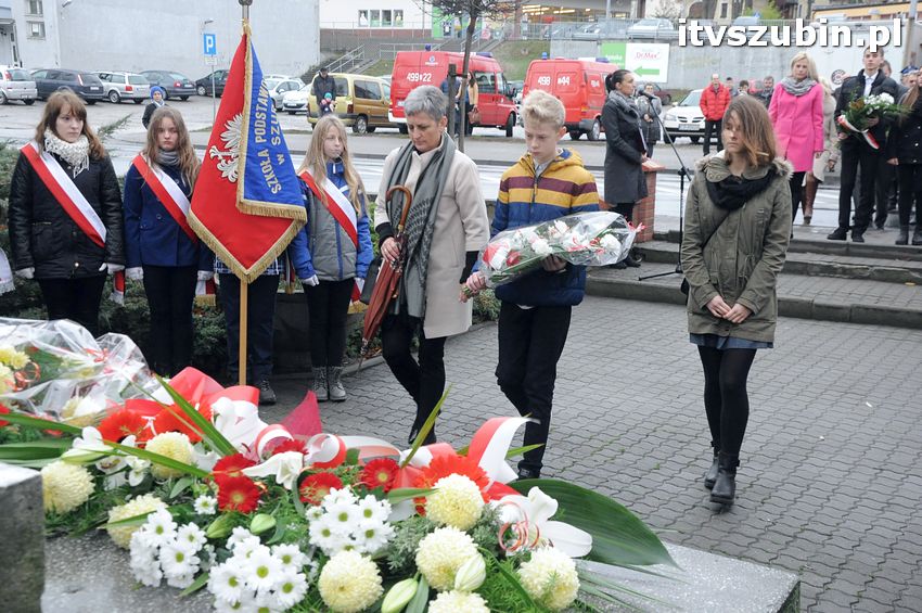 Obchodach Święta Niepodległości w Szubinie