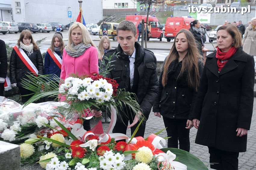 Obchodach Święta Niepodległości w Szubinie