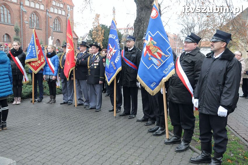Obchodach Święta Niepodległości w Szubinie