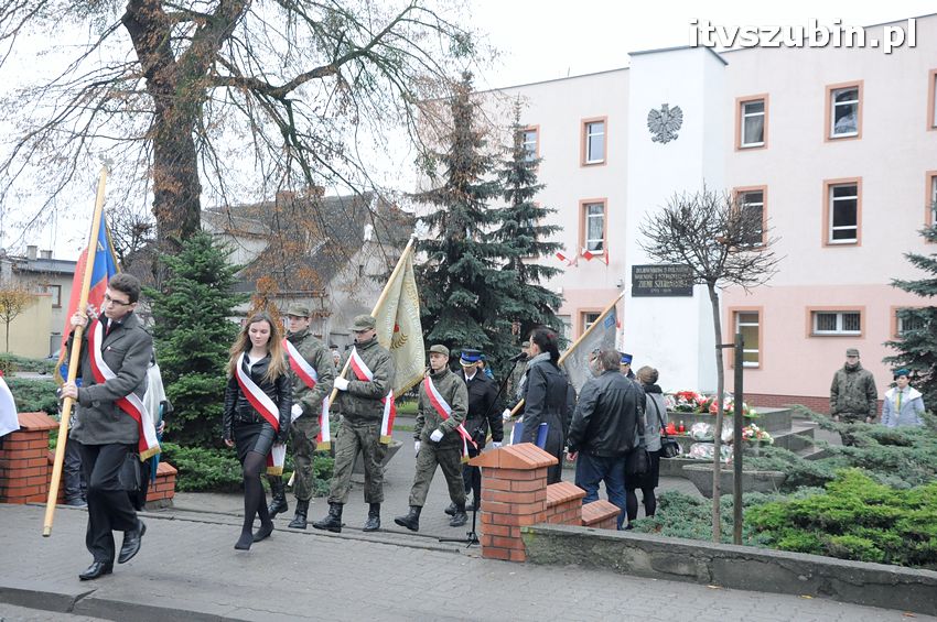 Obchodach Święta Niepodległości w Szubinie