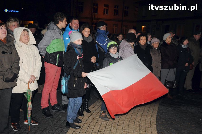 Obchodach Święta Niepodległości w Szubinie