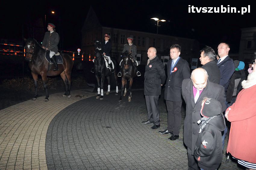 Obchodach Święta Niepodległości w Szubinie