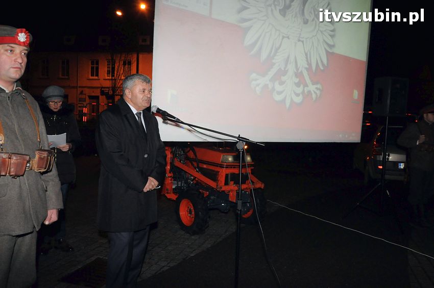 Obchodach Święta Niepodległości w Szubinie