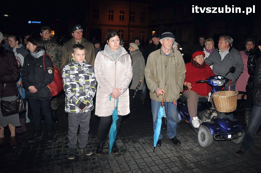 Obchodach Święta Niepodległości w Szubinie