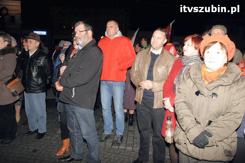 Obchodach Święta Niepodległości w Szubinie