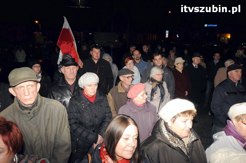 Obchodach Święta Niepodległości w Szubinie