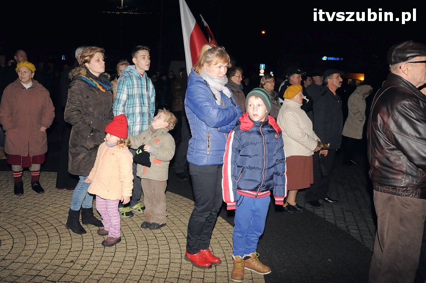 Obchodach Święta Niepodległości w Szubinie