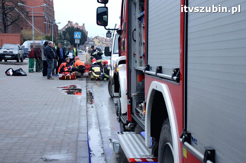 Potrącenie pieszego na pasach