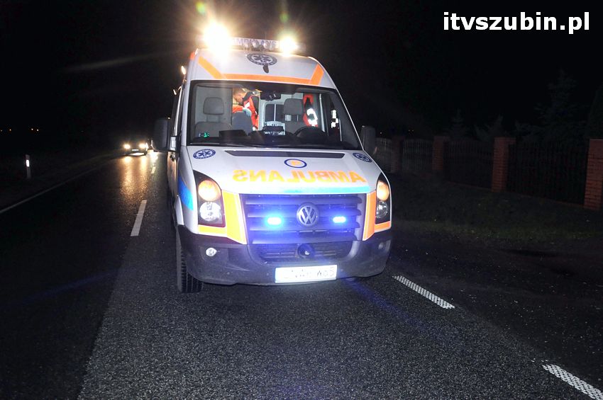 Kolizja drogowa Opla z Tirem