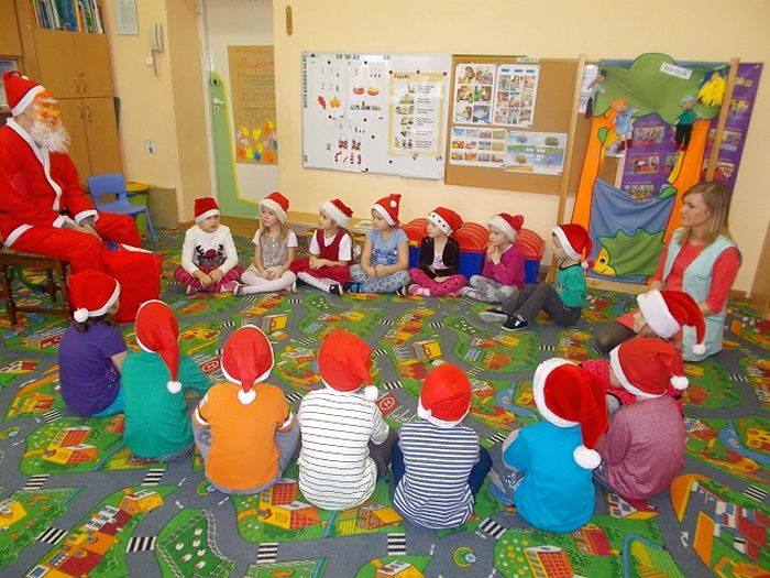 Święty Mikołaj odwiedził dzieci w przedszkolu
