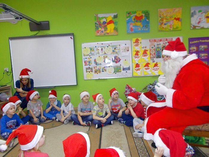 Święty Mikołaj odwiedził dzieci w przedszkolu