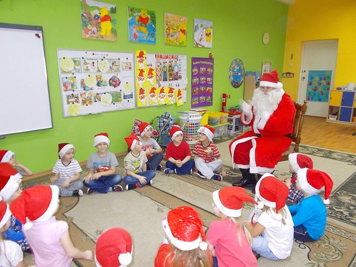 Święty Mikołaj odwiedził dzieci w przedszkolu