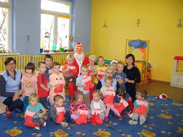 Święty Mikołaj odwiedził dzieci w przedszkolu