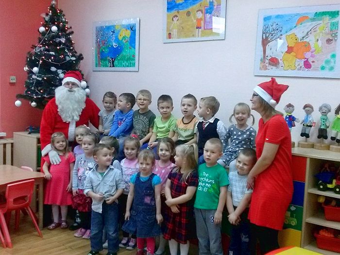 Święty Mikołaj odwiedził dzieci w przedszkolu