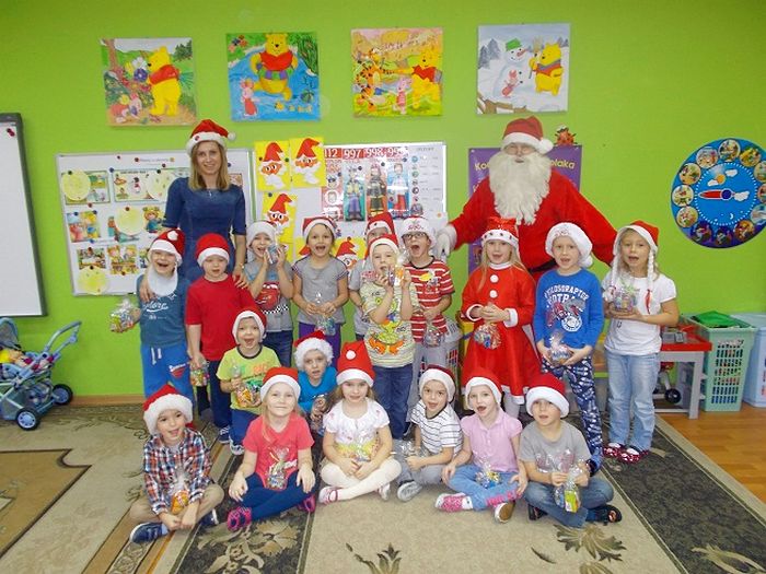 Święty Mikołaj odwiedził dzieci w przedszkolu