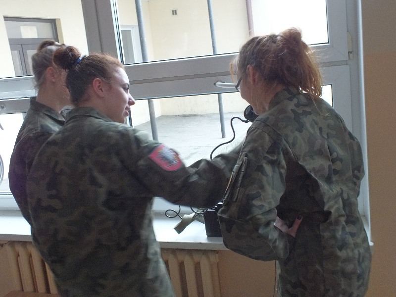Szkolenie z łączności kadetów z ZSP w Szubinie