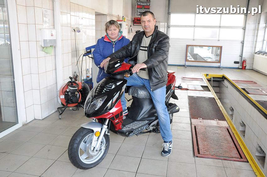 Skuter Router trafił do Dąbrówki Słupskiej