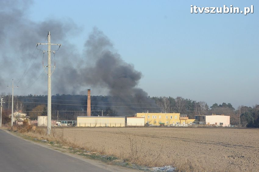 Pożar w budynku stowarzyszenia 