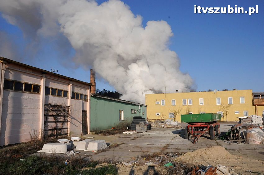 Pożar w budynku stowarzyszenia 