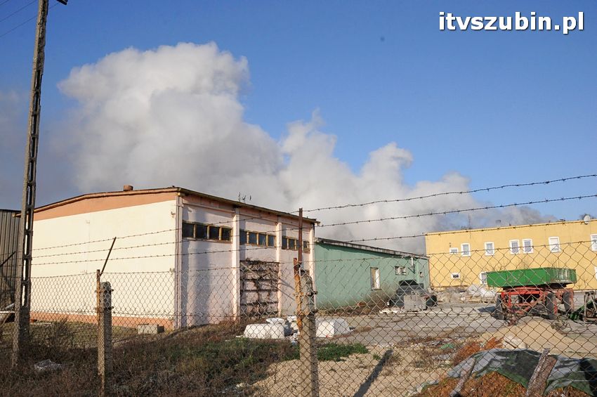Pożar w budynku stowarzyszenia 