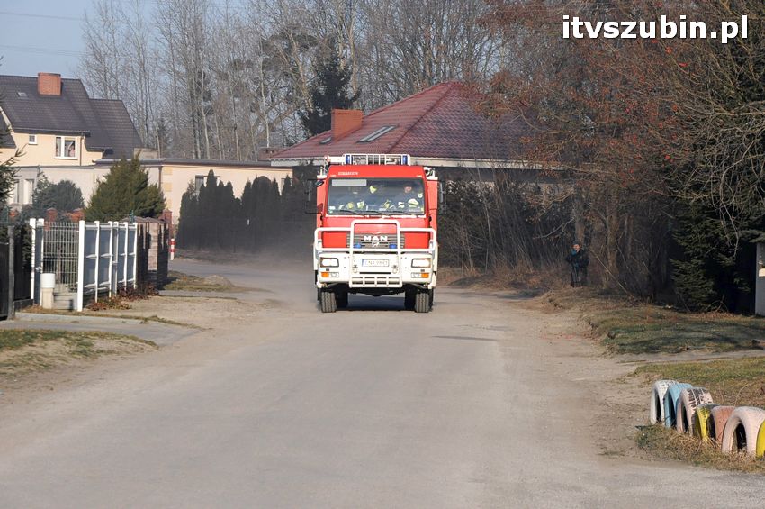 Pożar w budynku stowarzyszenia 