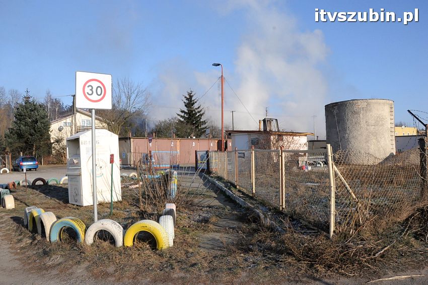 Pożar w budynku stowarzyszenia 