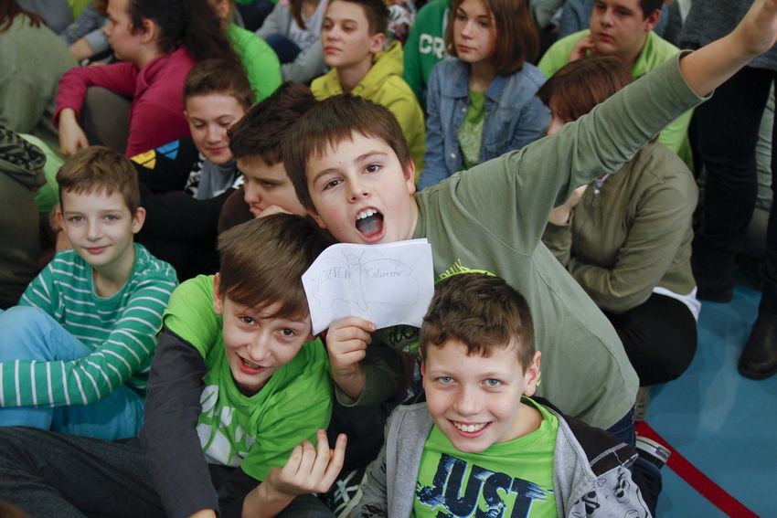 Tydzień Kolorów  w ZS Szubin - kolor zielony