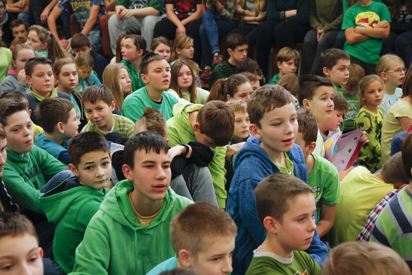 Tydzień Kolorów  w ZS Szubin - kolor zielony