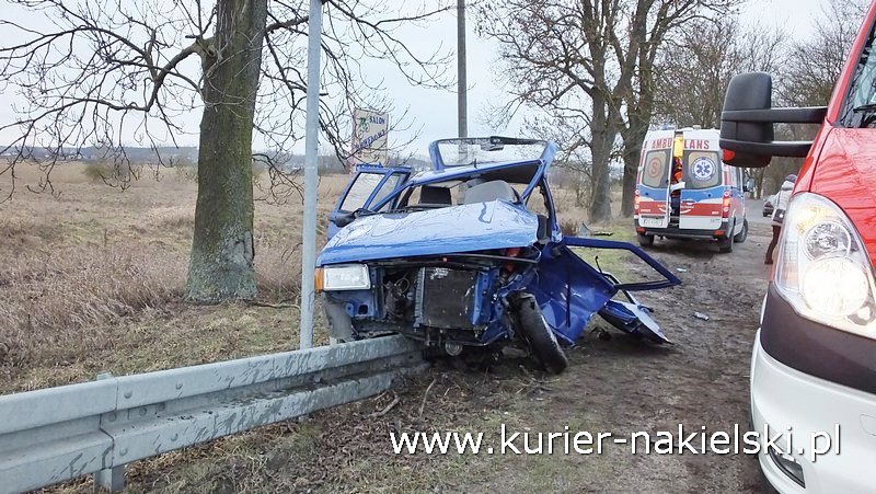 Wypadek na Poznańskiej w Nakle nad Notecią