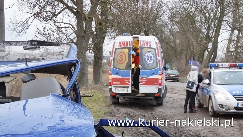 Wypadek na Poznańskiej w Nakle nad Notecią
