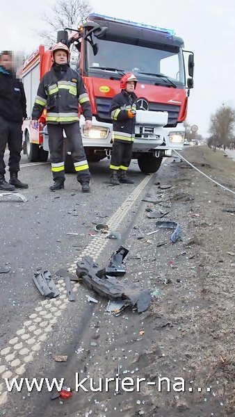 Wypadek na Poznańskiej w Nakle nad Notecią
