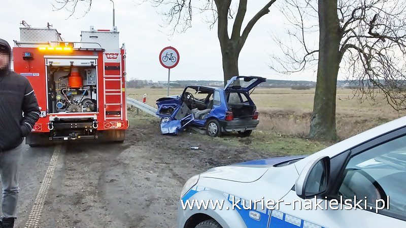 Wypadek na Poznańskiej w Nakle nad Notecią