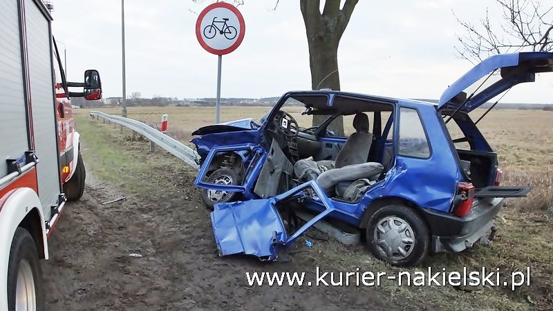 Wypadek na Poznańskiej w Nakle nad Notecią