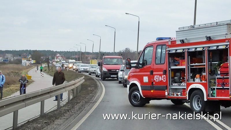 Wypadek na Poznańskiej w Nakle nad Notecią