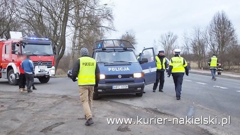 Wypadek na Poznańskiej w Nakle nad Notecią