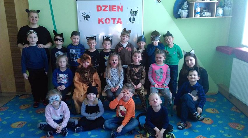 Światowy Dzień Kota w Niepubliczny przedszkolu ?Słoneczko?