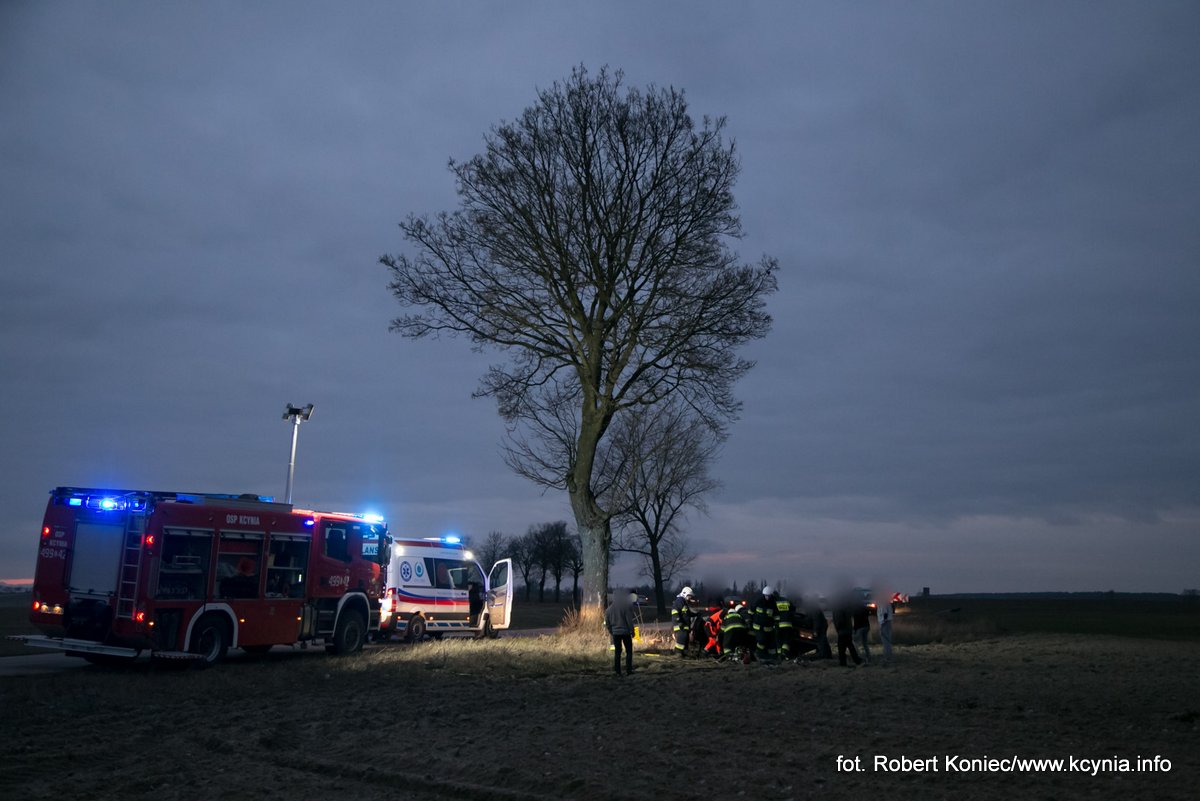 Tragiczny wypadek młodych ludzi pod Iwnem