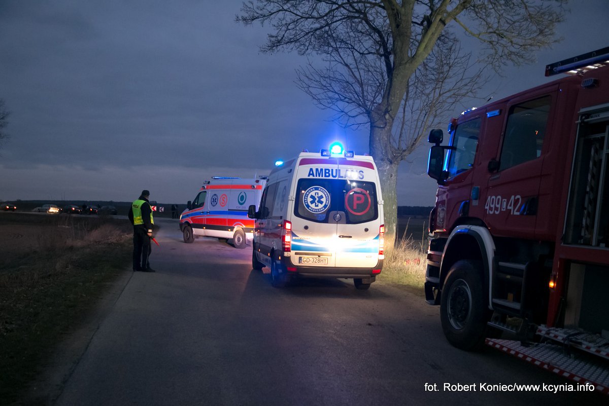 Tragiczny wypadek młodych ludzi pod Iwnem