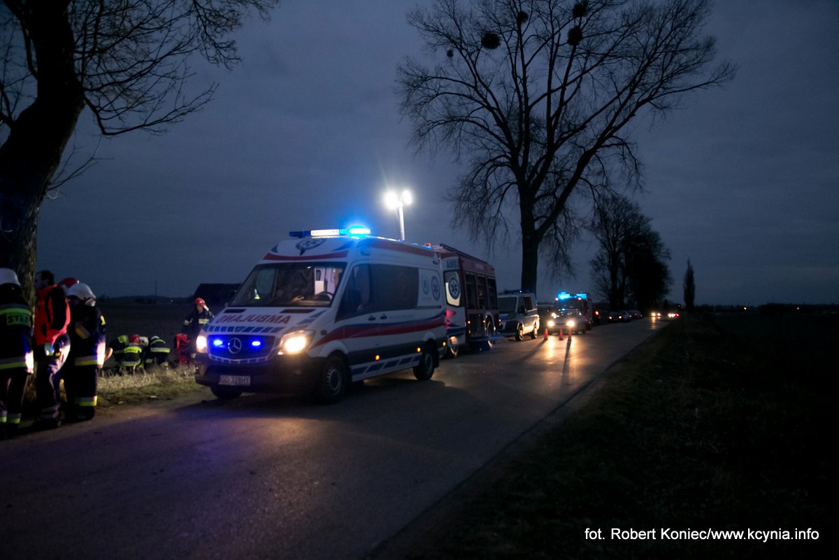 Tragiczny wypadek młodych ludzi pod Iwnem