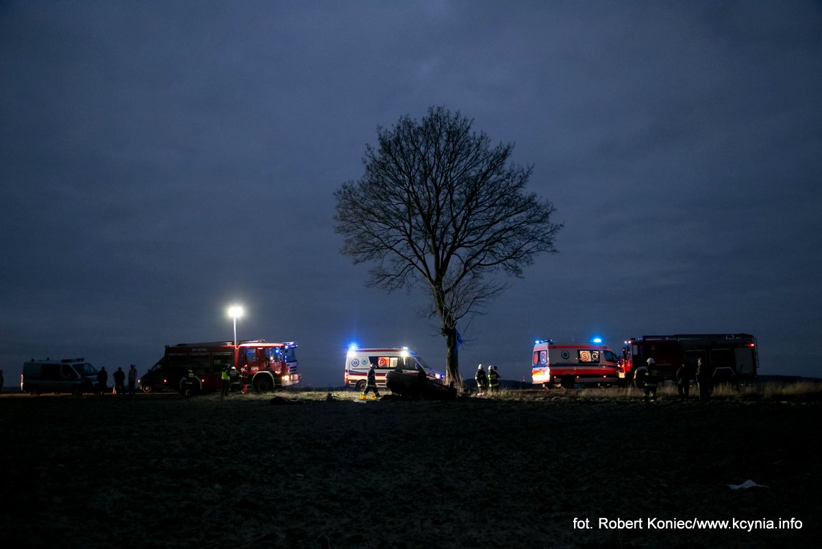 Tragiczny wypadek młodych ludzi pod Iwnem