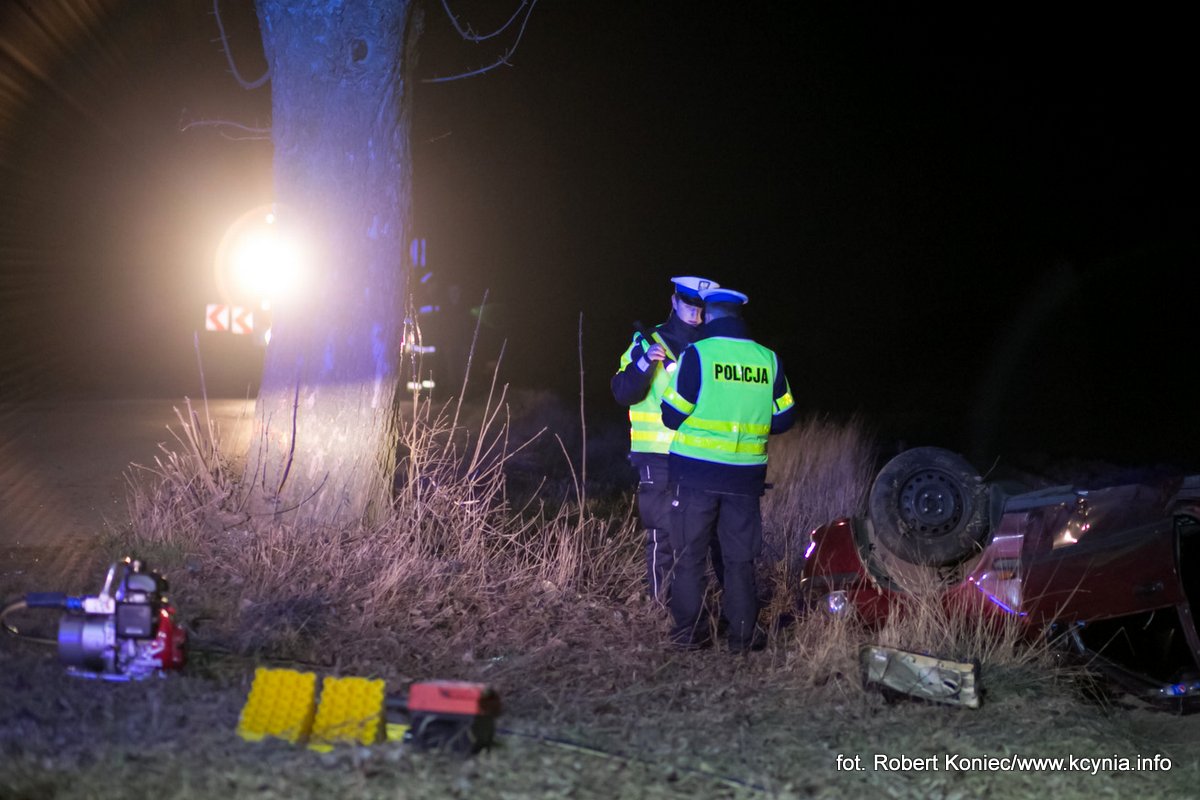 Tragiczny wypadek młodych ludzi pod Iwnem