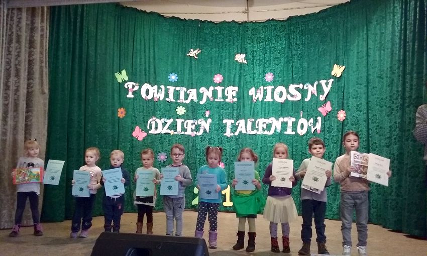 Dzień Talentu - dzień Wiosny w Samorządowym Przedszkolu nr 2 w Szubinie
