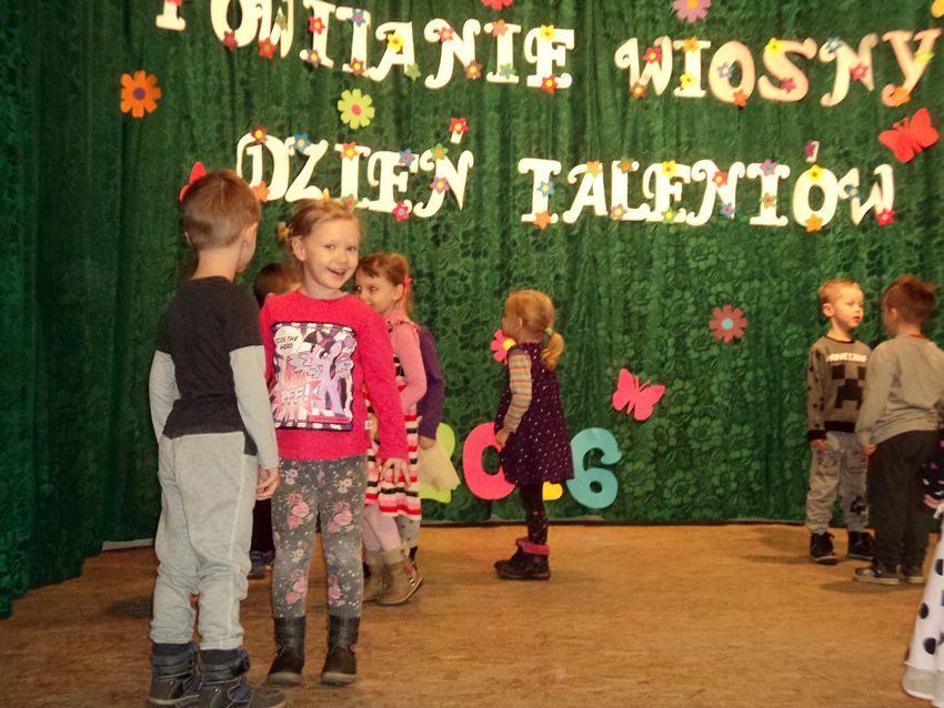 Dzień Talentu - dzień Wiosny w Samorządowym Przedszkolu nr 2 w Szubinie