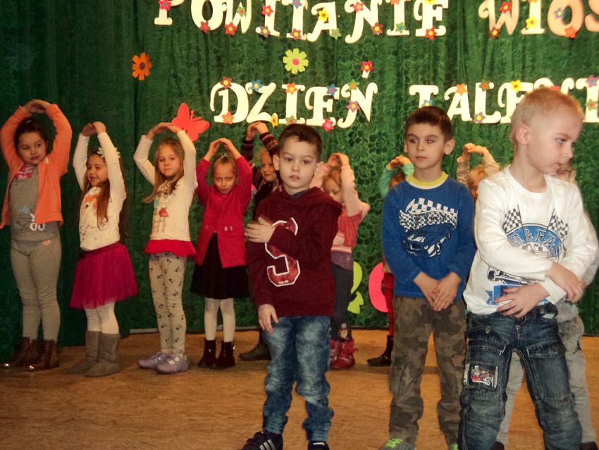 Dzień Talentu - dzień Wiosny w Samorządowym Przedszkolu nr 2 w Szubinie