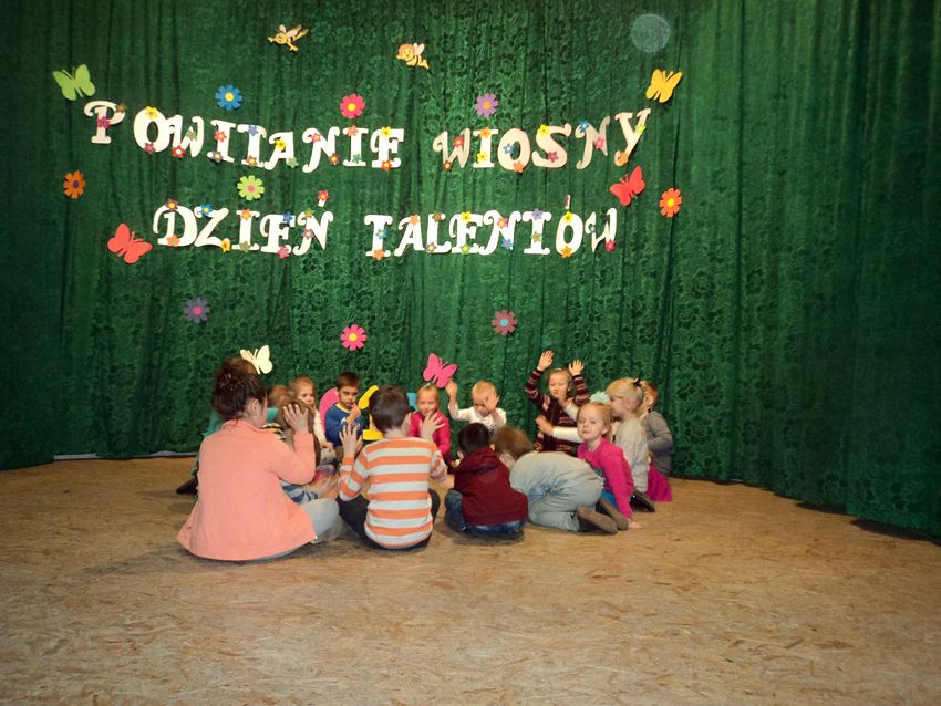 Dzień Talentu - dzień Wiosny w Samorządowym Przedszkolu nr 2 w Szubinie